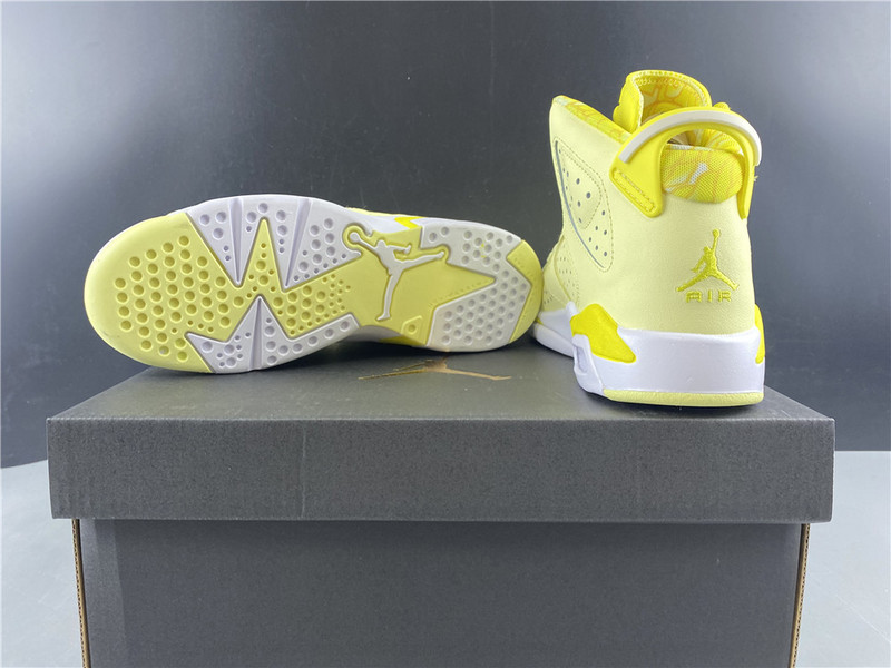 Air Jordan 6 GS Floral Dynamic Yellow 543390-800