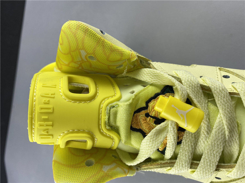 Air Jordan 6 GS Floral Dynamic Yellow 543390-800