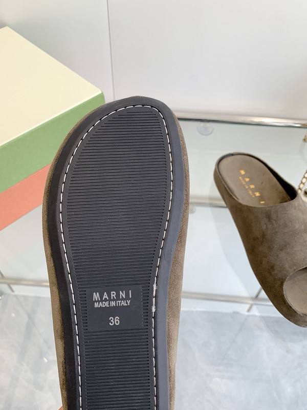 Marni Fusslide Suede Sandals