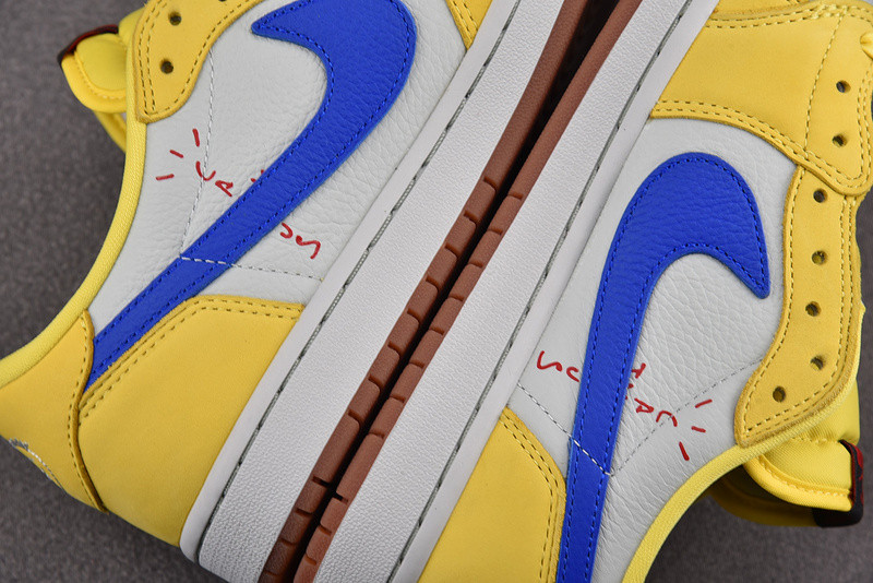 Travis Scott Air Jordan 1 Low OG Canary DZ4137-700