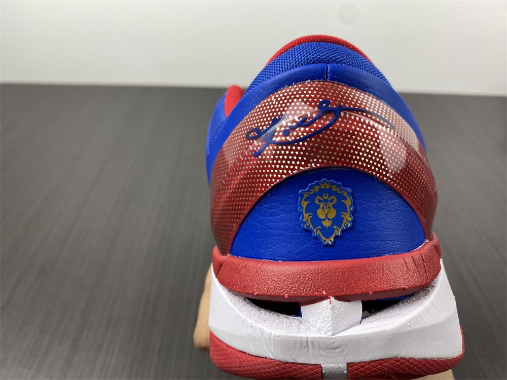 NIKE ZOOM KOBE VII RLX RED BLUE METALLIC GOLD 488371-406