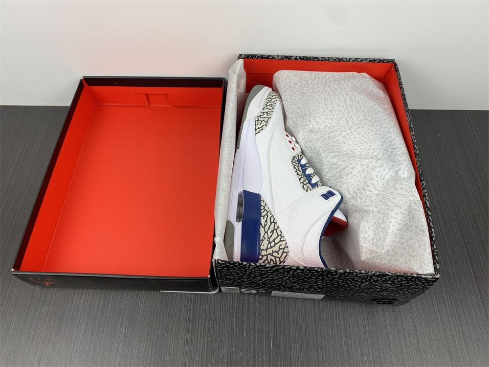 AIR JORDAN 3 RETRO TRUE BLUE NIKE AIR FIRST LOOK 854262-106