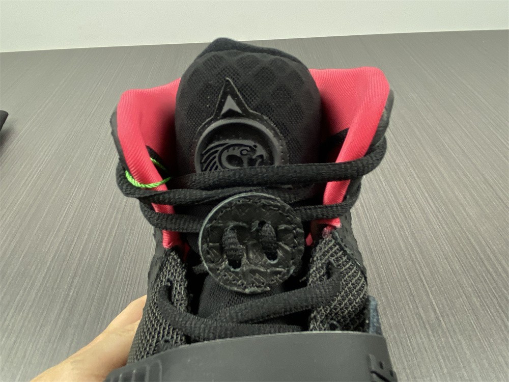 nike air Y**zy 2 “solar red” black mens 508214-006