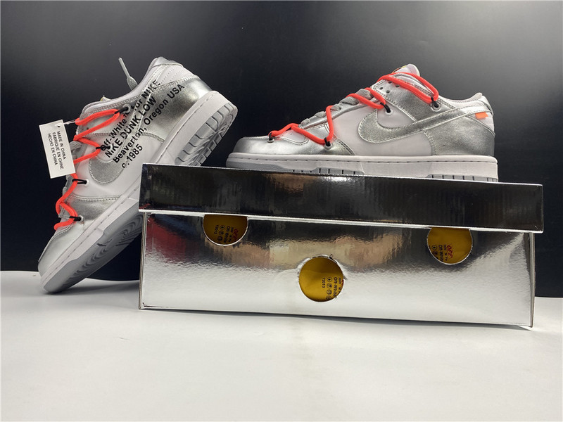 OW X Dunk Low LTHR CT0856-800