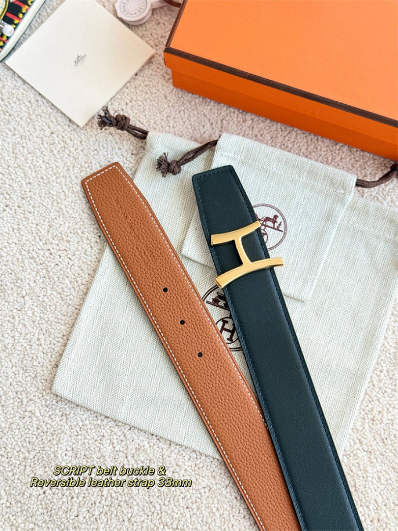 H*ER*MES BELT（DOUBLE-SIDED)