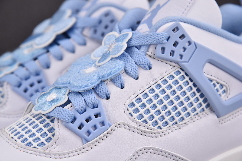 Air Jordan 4 "Aluminum" "White/Blue Tint" HV0823-100