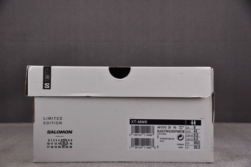 salomon xt-mm-6 mm6 ma1s0n Marg*e1a black silver l491070