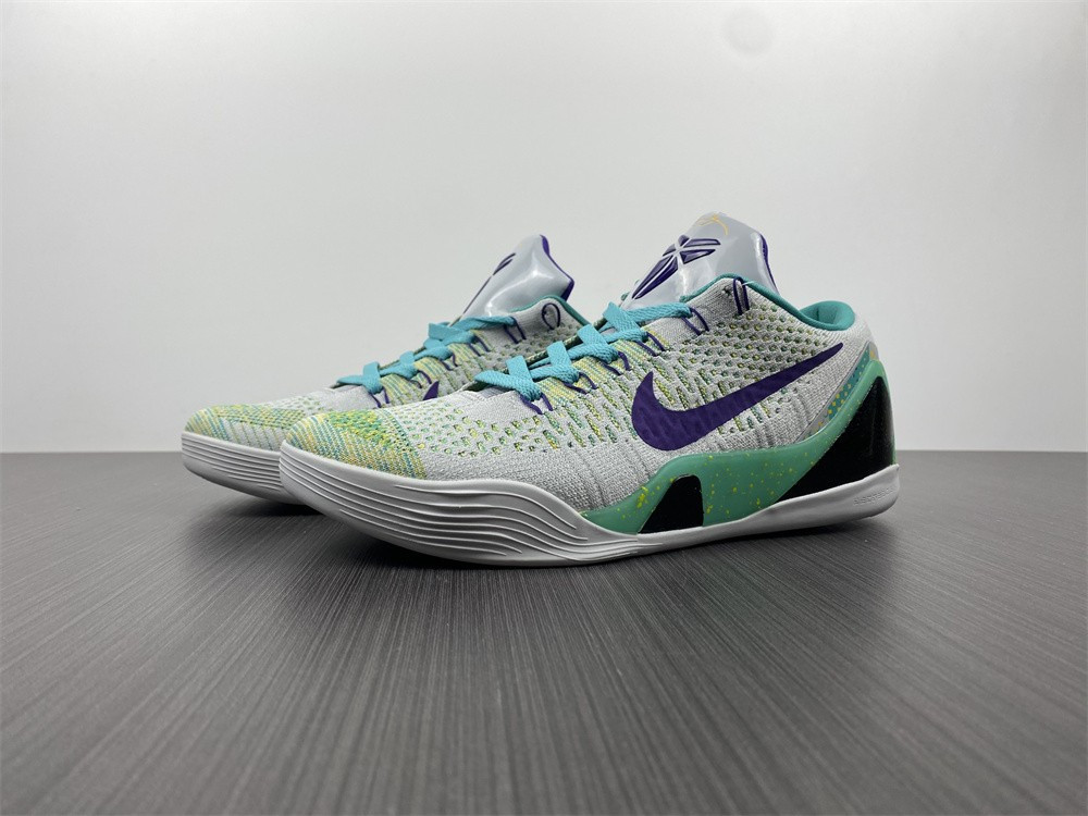 Nike Zoom Kobe IX Grey Green 630487-005