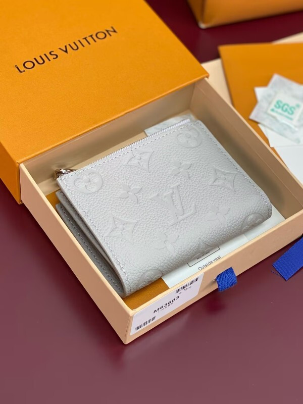 Lisa Wallet Bicolor Monogram Empreinte Leather