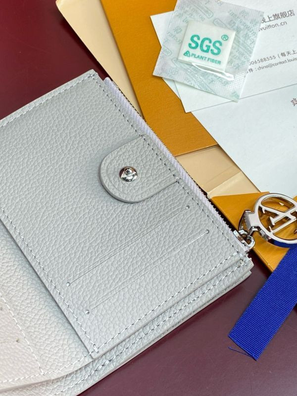 Lisa Wallet Bicolor Monogram Empreinte Leather