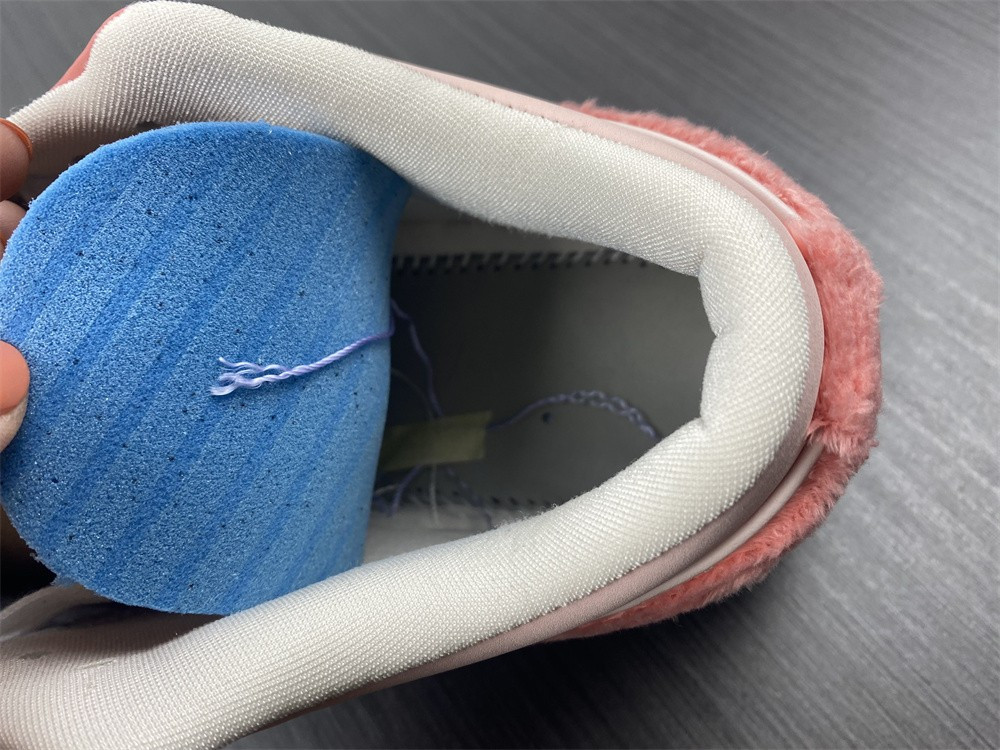 Air Jordan 1 Low White Pink Grey Shoes DM5443-666