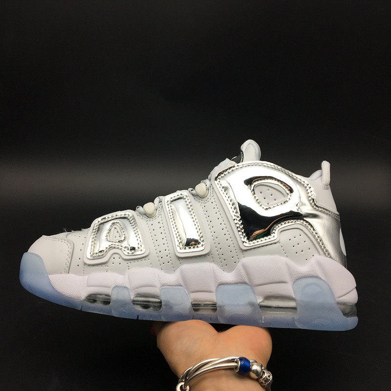 nike air more uptempo Ch*0me white 917593-100
