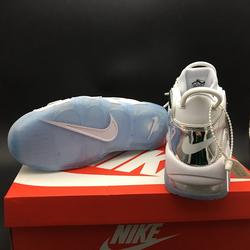 nike air more uptempo Ch*0me white 917593-100