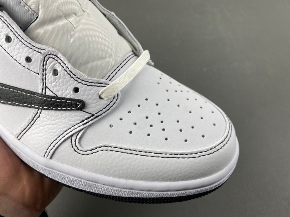 Travis Scott x AJ 1 Low Black White Phantom XZ6868 002